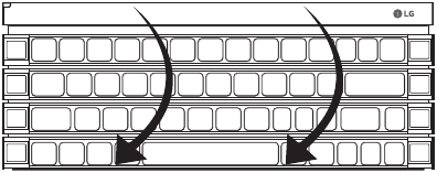 LG - Rolly Keyboard - Өшіру Өшіру