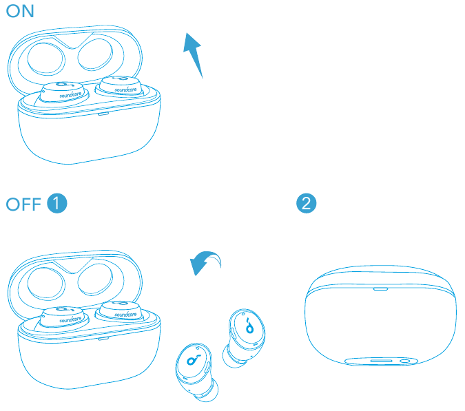 Soundcore - Life Dot 3i - ENCENDIDO/APAGADO ENCENDIDO/APAGADO