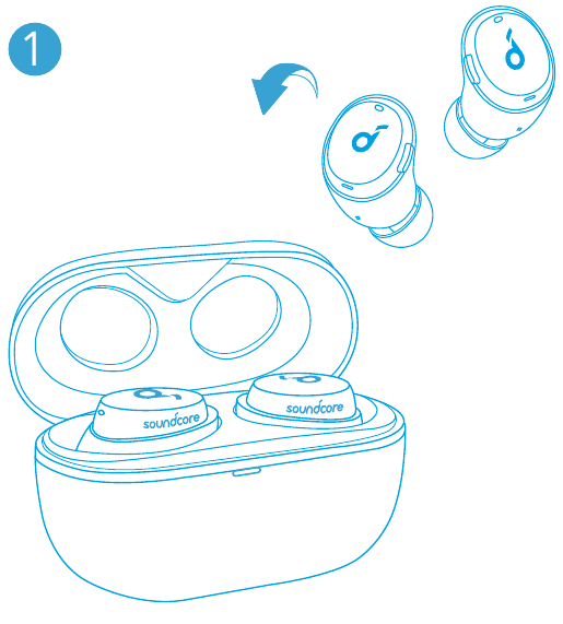 Soundcore - Life Dot 3i - REINICIO - Paso 1 REINICIO - Paso 1