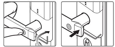 ASSA ABLOY - Yale YDM3109A - Za onemogočanje nastavitve varnega ročaja Za onemogočanje nastavitve varnega ročaja