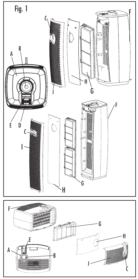 Holmes - HAP9241 - FEATURES-OPERATIONS FEATURES-OPERATIONS