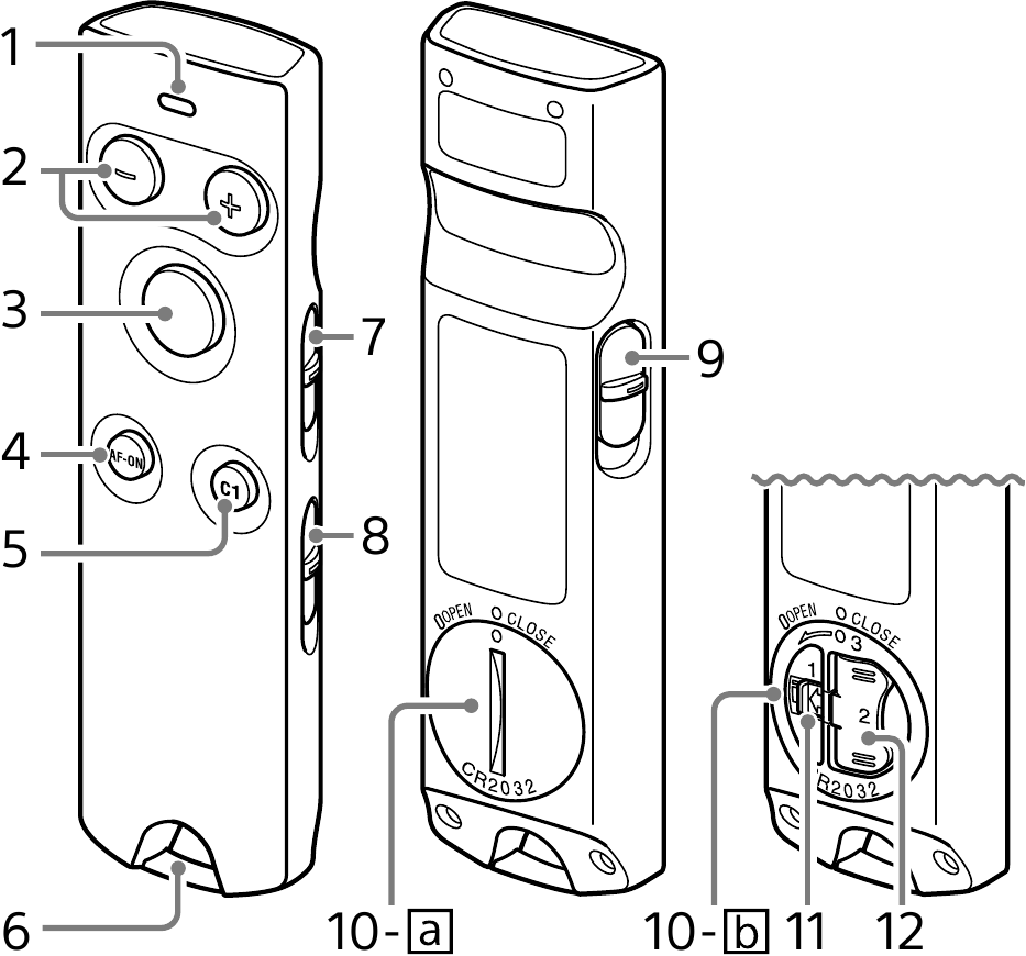 Sony - RMT-P1BT - Parts Parts