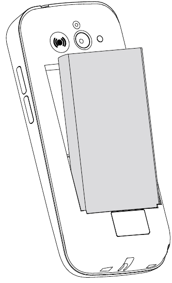 Doro - 730X - Įdėkite bateriją Įdėkite bateriją