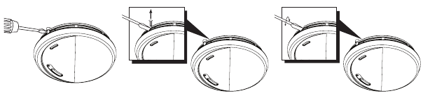 First Alert - PC1200 - SÅDAN LÅSES MONTERINGSBESLAGET OP SÅDAN LÅSES MONTERINGSBESLAGET OP