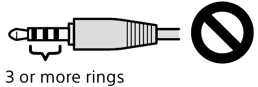 Sony - ICF-P27 - Precautions - Incompatible plug types Precautions - Incompatible plug types