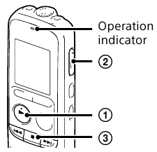 Sony - ICD-BX140 - Options - Listen Opsionet - Dëgjo
