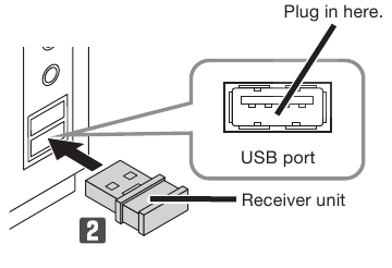 Elecom - TK-FDM106 - Connecting to a PC Conexión a un PC