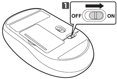 Elecom - TK-FDM106 - Turning the Power On - Mouse Encender - Ratón