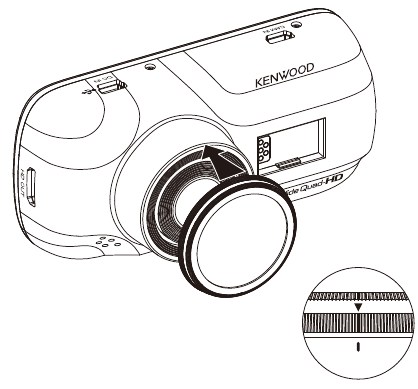 Kenwood - DRV-A501W - Instale o Filtro Polarizador Circular Instale o Filtro Polarizador Circular