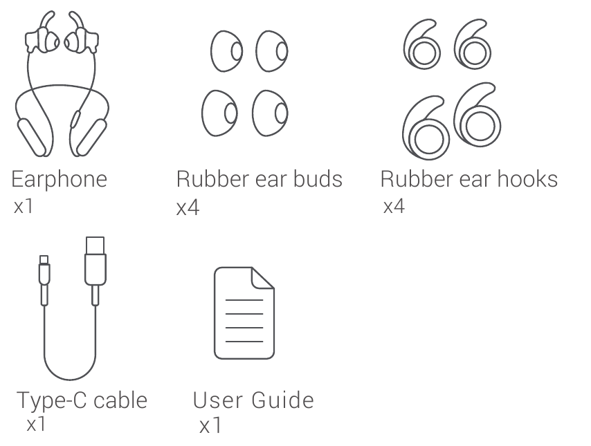 233621 - SENSE - Lista de embalaje - Artículos incluidos Lista de embalaje - Artículos incluidos