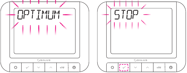 Salus Controls - RT520 - Štandardné zapnutie a konfigurácia - Krok 2 Štandardné zapnutie a konfigurácia - Krok 2
