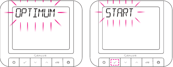 Salus Controls - RT520 - Štandardné zapnutie a konfigurácia - Krok 1 Štandardné zapnutie a konfigurácia - Krok 1