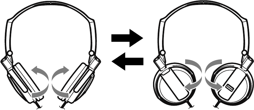 Sony - MDR-NC7 - Piegatura delle cuffie - Fase 1 Piegatura delle cuffie - Fase 1