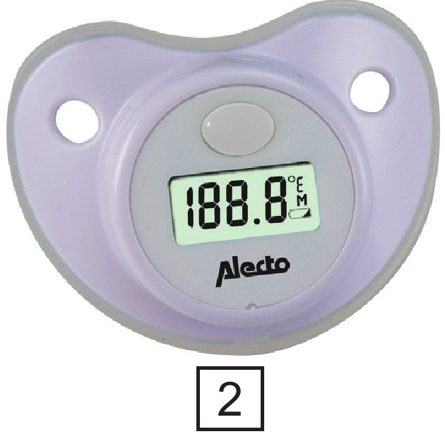 Alecto - BC-04 - 2-модель, әсіресе нәрестелерге арналған емізік-термометр 2-модель, әсіресе нәрестелерге арналған емізік-термометр