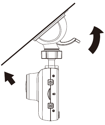 KENWOOD - DRV-A100 - Εγκατάσταση στο όχημα - Βήμα 1 - Συνδέστε τη βάση στο παρμπρίζ Εγκατάσταση στο όχημα - Βήμα 1 - Συνδέστε τη βάση στο παρμπρίζ