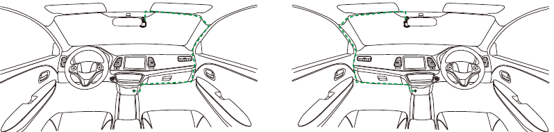 KENWOOD - DRV-A100 - Εγκατάσταση στο όχημα - Βήμα 2 - Συνδεθείτε στην πρίζα του αυτοκινήτου Εγκατάσταση στο όχημα - Βήμα 2 - Συνδεθείτε στην πρίζα του αυτοκινήτου