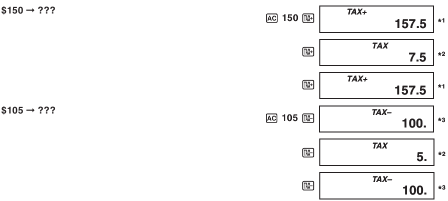 Casio - MS-10VC - Calculs de taxes - Partie 2 Calculs de taxes - Partie 2