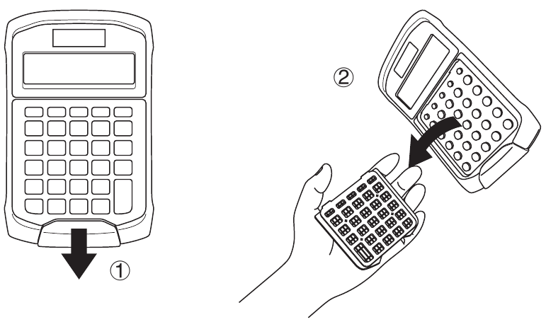 Casio - WD-320MT - Melepas Keypad - Diagram Melepas Keypad - Diagram