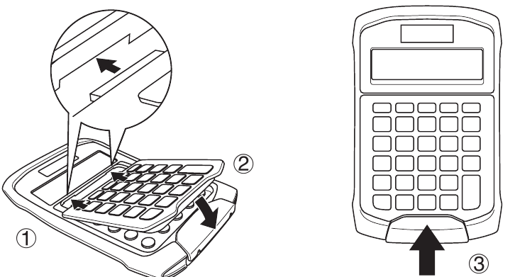 Casio - WD-320MT - Mengganti Keypad - Diagram Mengganti Keypad - Diagram