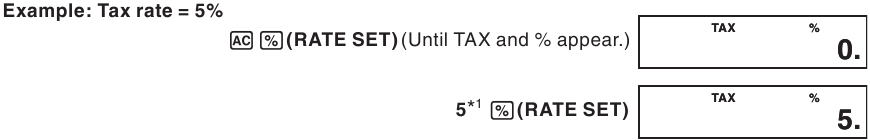 Casio - WD-320MT - Perhitungan Pajak - Contoh 1 Perhitungan Pajak - Contoh 1