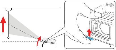 EPSON - PowerLite EB-L250F - Sesuaikan gambar - Menaikkan gambar Sesuaikan gambar - Menaikkan gambar