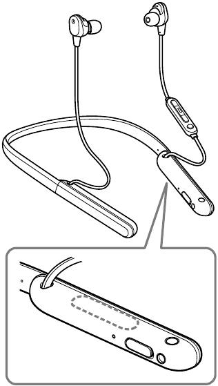 Sony - WI-1000XM2 - Masa paraprake - struktura e antenës Masa paraprake - struktura e antenës