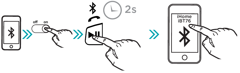 iHome - iBT76 - Pemasangan Manual Pemasangan Manual