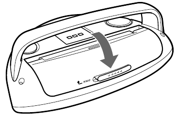 SONY - ICF-M88B - Installing the Batteries - Step 2 Installing the Batteries - Step 2