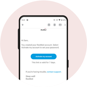 ResMed - AirSense 11 - Настройка приложения myAir - Шаг 2 Настройка приложения myAir - Шаг 2