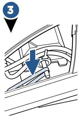 Bissell - ProHeat Advanced 1846 Series - Maintenance: Belt Replacement - Step 3 Manutenção: Substituição da Correia - Passo 3