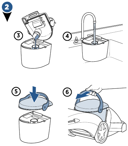 Bissell - ProHeat Advanced 1846 Series - Prepare Your Machine - Step 2 Prepare Sua Máquina - Passo 2