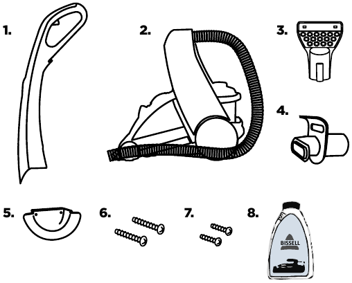 Bissell - ProHeat Advanced 1846 Series - What's In The Box O Que Tem Na Caixa