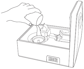 Levoit - LV600S - Care & Maintenance - Step 1 - Add the vinegar Care & Maintenance - Step 1 - Add the vinegar