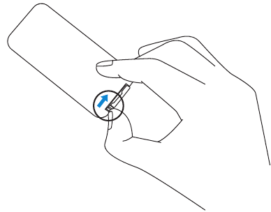 Levoit - LV600S - Replacing the Remote Control Battery - Step 1 - Remove the battery compartment Replacing the Remote Control Battery - Step 1 - Remove the battery compartment