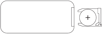 Levoit - LV600S - Replacing the Remote Control Battery - Step 2 - Place a new battery Replacing the Remote Control Battery - Step 2 - Place a new battery