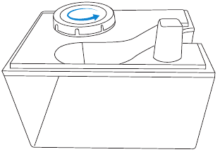 Levoit - LV600S - Set-up - Step 2 - Unscrew the water tank cap Set-up - Step 2 - Unscrew the water tank cap