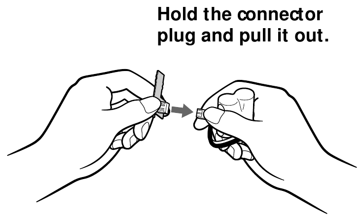 SONY - ICF-B200 - When disposing the unit - Step 2 Al desechar la unidad - Paso 2