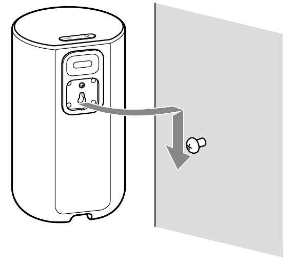 SONY - SA-RS5 - Montáž na stenu - Krok 5 Montáž na stenu - Krok 5