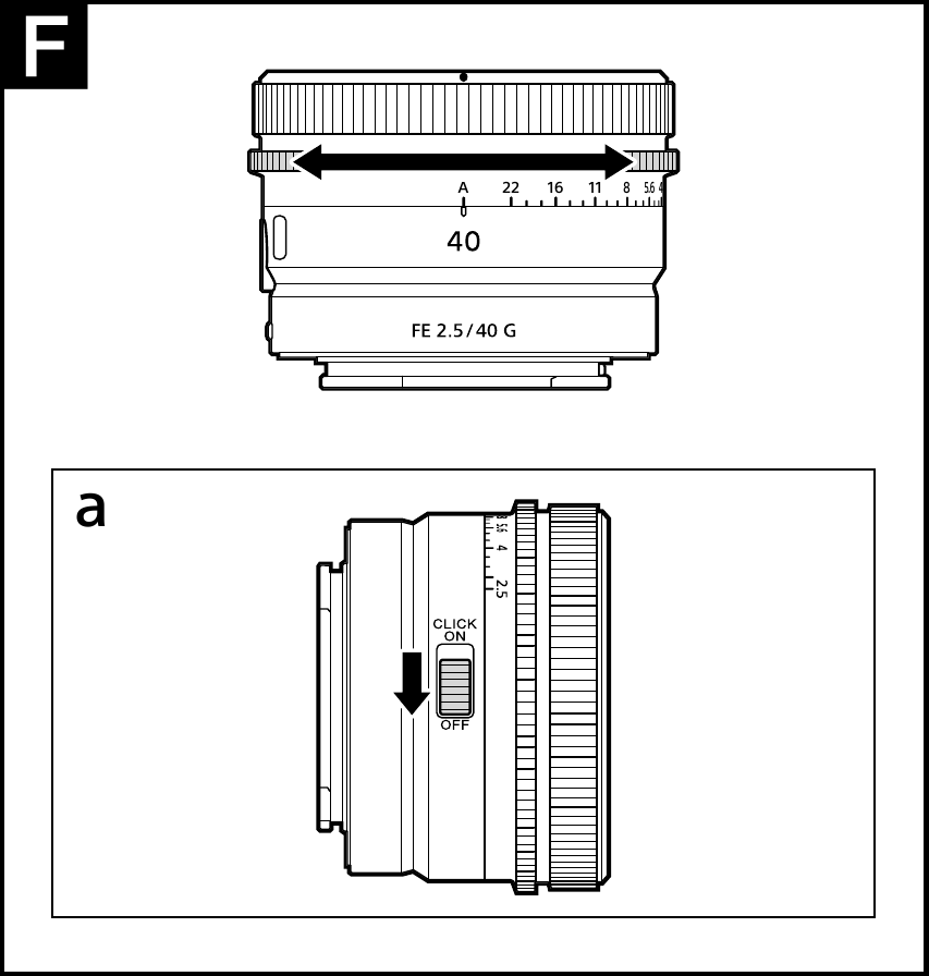 SONY - FE 40mm F2.5 G - Valotuksen säätäminen Valotuksen säätäminen