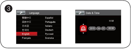 Kodak - PIXPRO FZ43 - Setarea limbii/datei/orei Setarea limbii/datei/orei