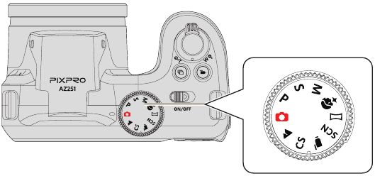 Kodak - Pixpro AZ251 - Utilisation du sélecteur de mode Utilisation du sélecteur de mode