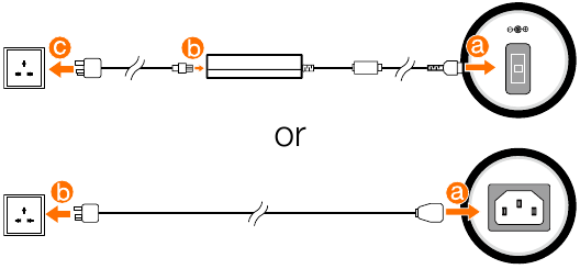Lenovo - Série ideacentre 310A - Ligar o cabo de alimentação Ligar o cabo de alimentação