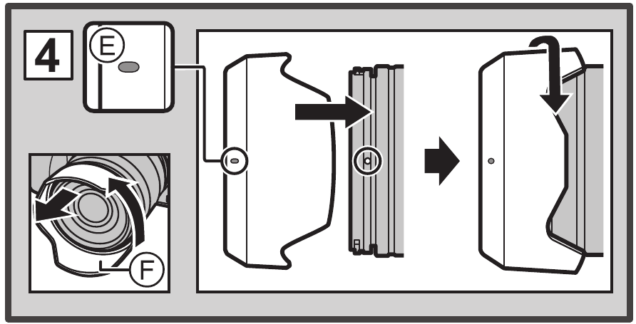 Panasonic - 12-60mm f/3.5-5.6 - Ruajtja e Përkohshme e Mburojës së Lentës Ruajtja e Përkohshme e Mburojës së Lentës