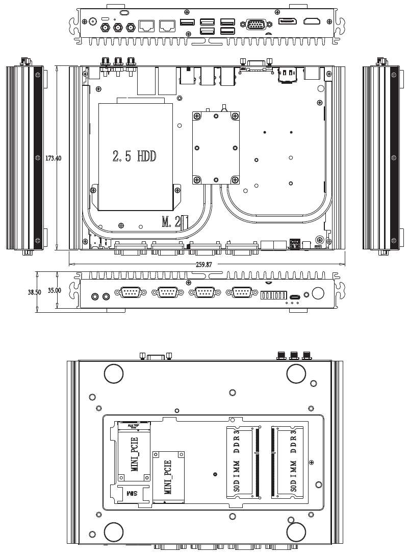 Giada - F302 Series - Mwonekano - Sehemu ya 1 Mwonekano - Sehemu ya 1