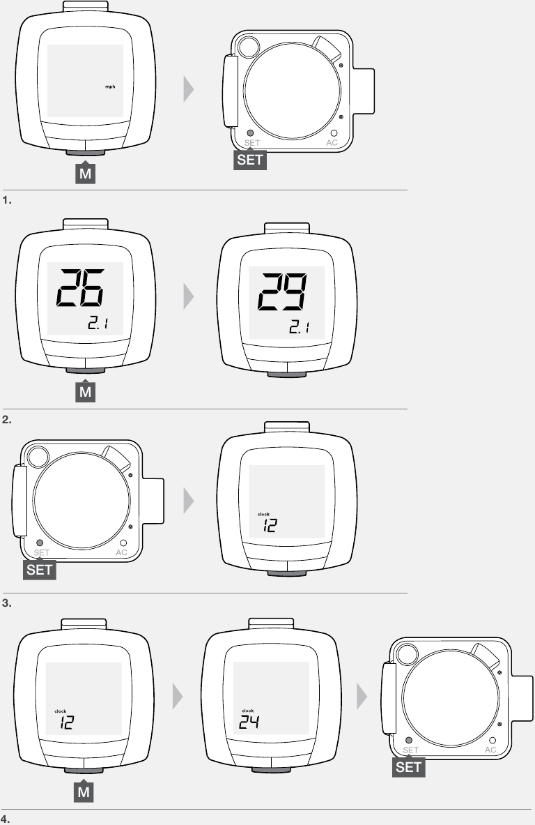 Bontrager - GoTime - To set up your preferences - Step 1 To set up your preferences - Step 1