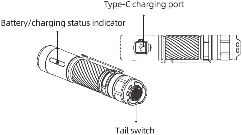 WUBEN - C3 - O produkte - Nabíjanie batérie O produkte - Nabíjanie batérie