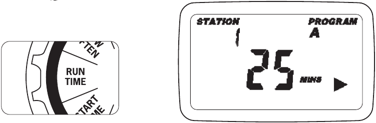 Orbit - 57896 - Izberite nastavljeno trajanje zalivanja Izberite nastavljeno trajanje zalivanja