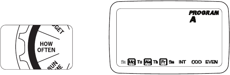 Orbit - 57896 - Nastavite dneve ali interval zalivanja Nastavite dneve ali interval zalivanja