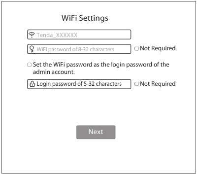 Tenda - AC19 - Configure o novo router para acesso à internet - Passo 4 Configure o novo router para acesso à internet - Passo 4