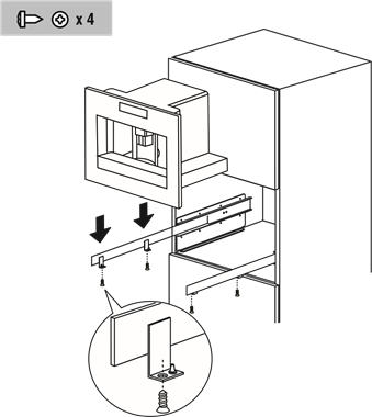 Smeg - CMS6451X - BUILT-IN INSTALLATION - Step 3 BUILT-IN INSTALLATION - Step 3